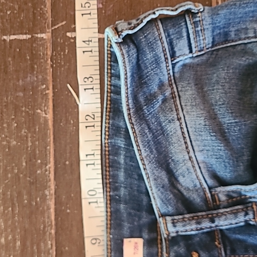 SO Women's Boot Cut Low Rise  Classic Blue Jeans 7/28 - Picture 4 of 9
